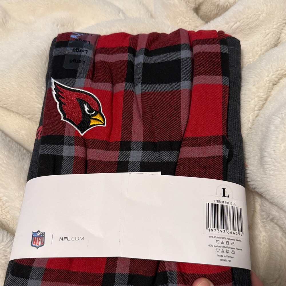 NFL Cardinals Women's Dark Gray Sleepwear Set - Picture 2 of 6